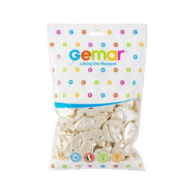 Balloons 28cm/11" #028 Metallic Pearl White (100pcs) - GM110 28-.jpg