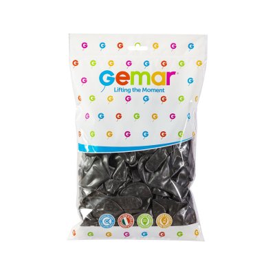 Balloons 26cm/10" #065 Metallic Black (100pcs) - GM90 65-.jpg