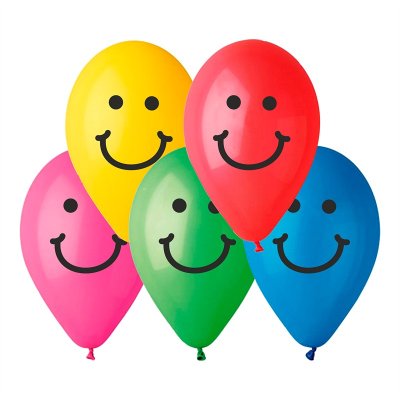 Balloons GS90 Smiley Face - 10 pcs - smajl_nahled.jpg