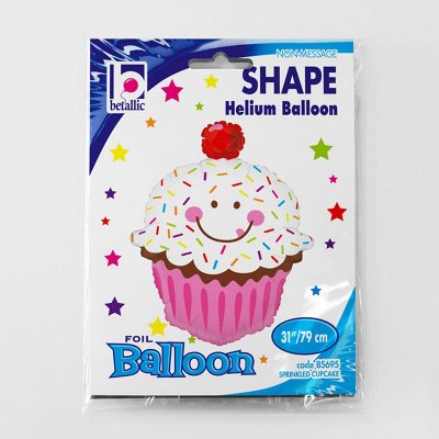 Smiley Cupcake (86cm,34") foil balloon - 856952.jpg