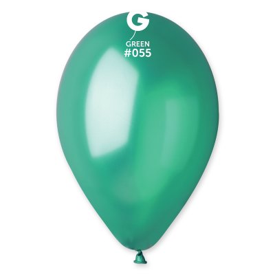 Balloons 28cm/11" #055 Metallic Green (100pcs) - GM110_55_O.jpg