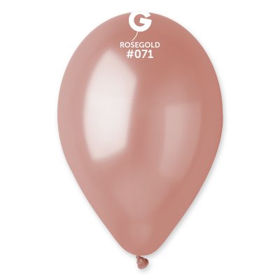 Balloons 26cm/10" #071 Metallic Rosegold (100pcs) - GM90_71_O.jpg