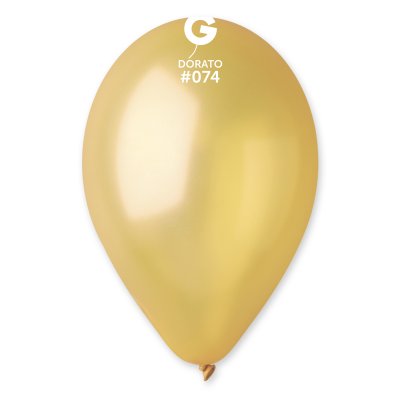 Balloons 26cm/10" #074 Metallic Dorato (100pcs) - GM90_74_O.jpg