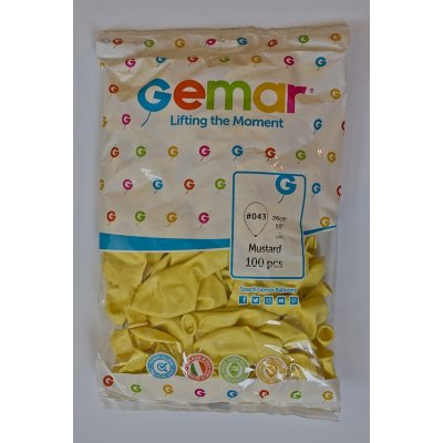 Balloons 26cm/10" #043 Pastel Mustard Yellow (100pcs) - G90 43.jpg