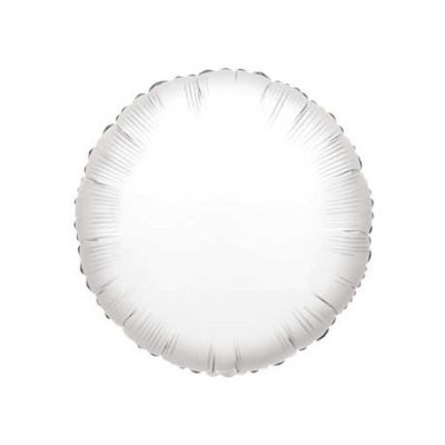 A circle of 18"/46cm foil balloons