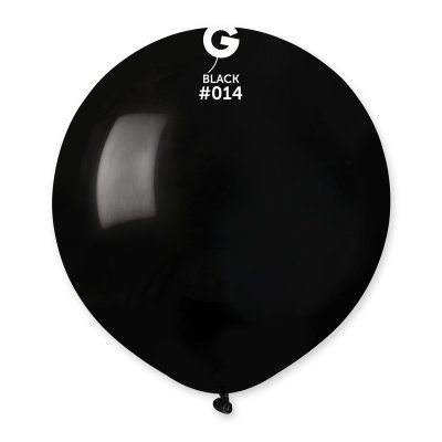 Balloons 48cm/19" #014 Pastel Black (25pcs) - G150_14_O.jpg