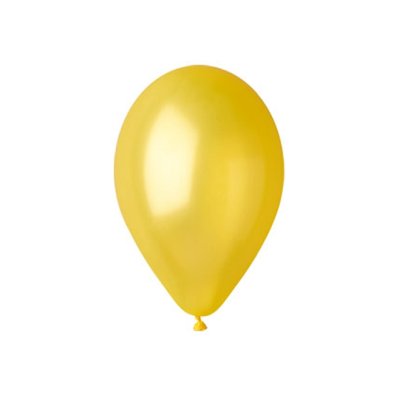 Balloons GM110/030 Metallic Yellow - 10 pcs