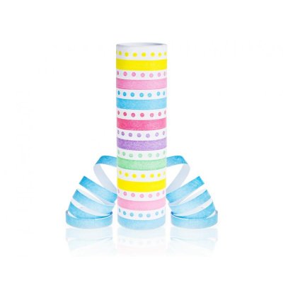 Paper streamer Dots and Stripes, rainbow - 57485.jpg