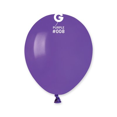 Balloons 13cm/5" #008 Pastel Purple (100pcs) - A50_08_O.jpg