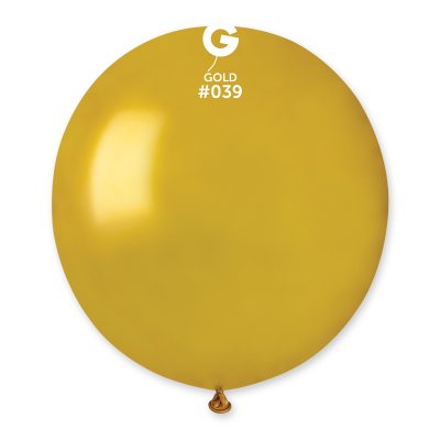 Balloons 48cm/19" #039 Metallic Gold (25pcs) - GM150_39_O.jpg