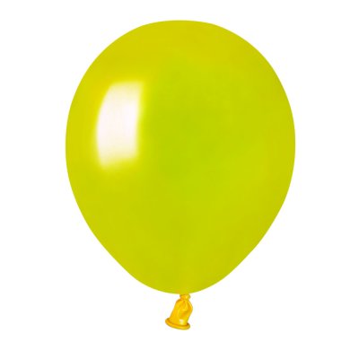 Balloons 13cm/5" #030 Metallic Yellow (100pcs)