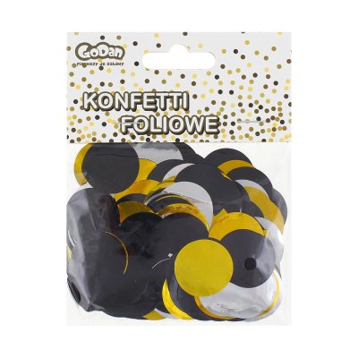 Foil confetti "Circles", gold/silver/black, 2.5 cm, 18 g - RV-KFKO.jpg