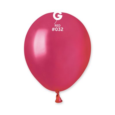 Balloons 13cm/5" #032 Metallic Red (100pcs) - AM50_32_O.jpg