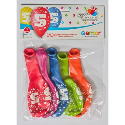 Balloons GS110 number "5" - 5pcs - č 5.jpg