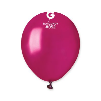 Balloons 13cm/5" #052 Metallic Burgundy (100pcs) - AM50_52_O.jpg