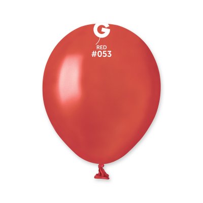 Balloons 13cm/5" #053 Metallic Red (100pcs) - AM50_53_O.jpg