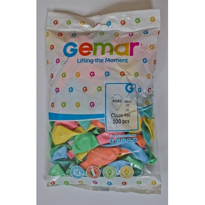 Balloon 26cm/10" macaroon mix (100pcs/pack) - G90 M.jpg