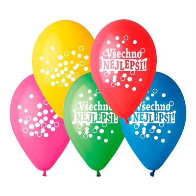 Balloons GS110 Všechno nejlepší - 5pcs - vsenej_nahled_2020.jpg