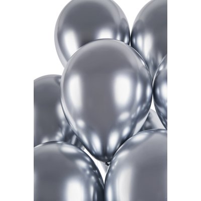 Balloons 33cm/13" #089 Shiny Silver (50pcs) - image4.jpg