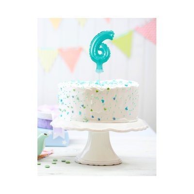 Cake foil balloon 5" number 6, light blue - blue 6 a.jpg