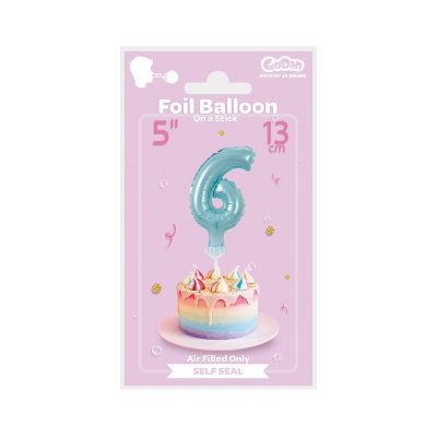 Cake foil balloon 5" number 6, light blue - blue 6 b.jpg
