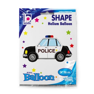 Police car (79cm,31") foil balloon - 35686.jpg