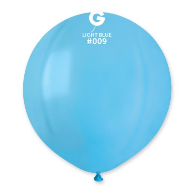Balloons 48cm/19" #009 Pastel Light Blue (25pcs) - G150_09_O.jpg