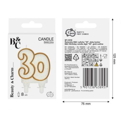 Candle Cake number 30 golden edge - 97931.jpg