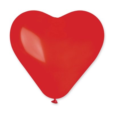 Balloons heart 44cm #045 Pastel Red (25 pcs) - red 45.jpg