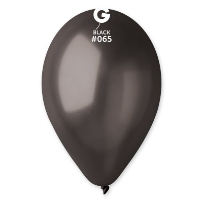 Balloon 30cm/12" #065 black (50pcs/pack) - GM120_65_O.jpg