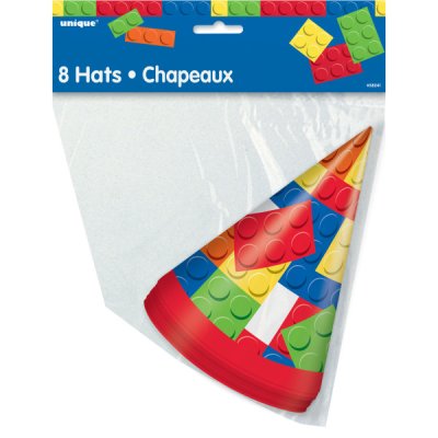 Paper hat - Building Blocks Birthday Party, 8pcs - 58241 2.jpg