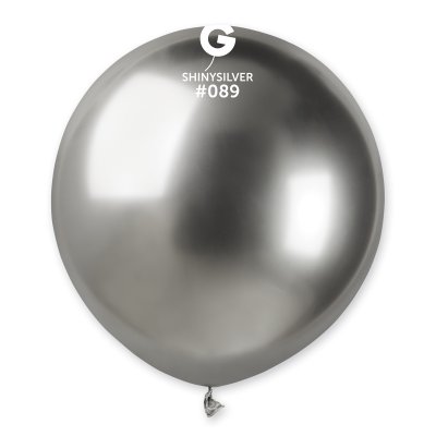 Balloons 48cm/19" #089 Shiny Silver (25pcs) - GB150_89_O.jpg