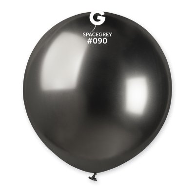 Balloons 48cm/19" #090 Shiny Space Grey (25pcs) - GB150_90_O.jpg