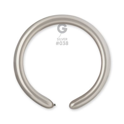 Modelling balloons #038 Metallic Silver (100pcs) - dm4 38.jpg
