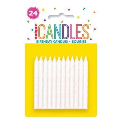 Cake candles - white twinkling spirals, 24 pcs - 19973.jpg