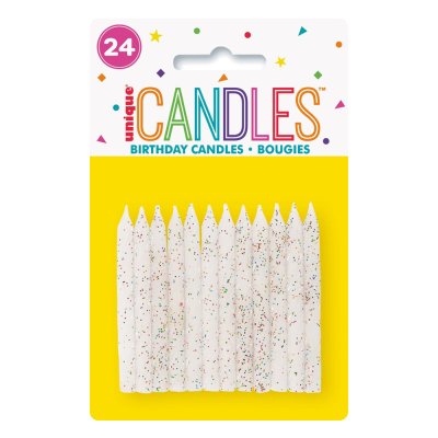 Cake candles - white twinkling spirals, 24 pcs - 19974.jpg