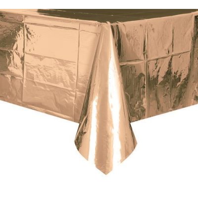 Plastic Tablecloth - Rose Gold, 54"x108"