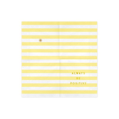 Paper napkins - Light yellow (33x33cm) 20pcs - big_SP33-74-084_02_S.jpg