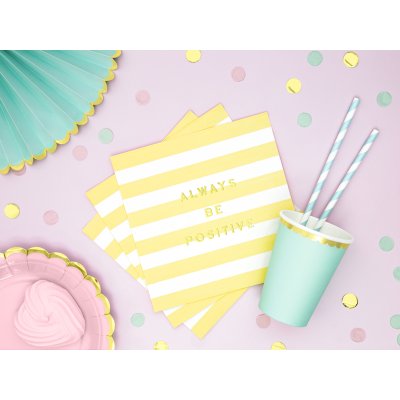 Paper napkins - Light yellow (33x33cm) 20pcs - big_SP33-74-084_05_S.jpg