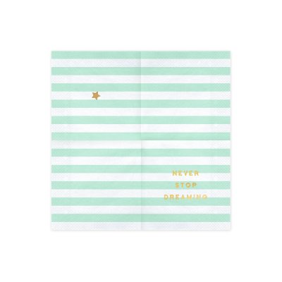 Paper napkins - Mint (33x33cm) 20pcs - big_SP33-67-103_02_S.jpg