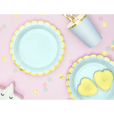 Paper Plate - Mint (18cm) 6pcs - big_TPP16-103_05_S.jpg
