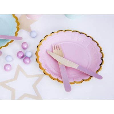 Paper Plate - Light pink (18cm) 6pcs - big_TPP16-081J_02_S.jpg