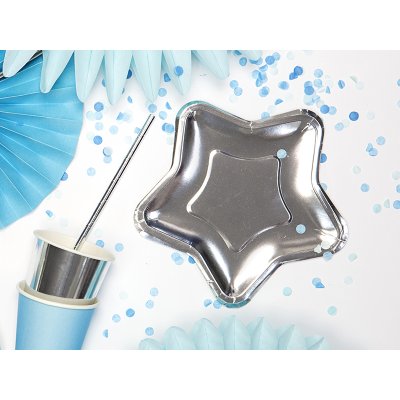 Paper plate - Star silver (18cm) 6pcs - stThumbnailPlugin.php.jpg2.jpg