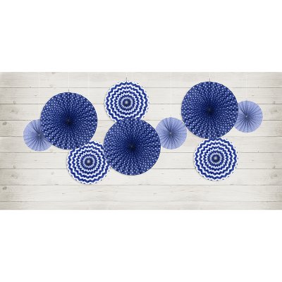 Decorative rosette - Navy blue (3pcs) - big_RPK1-074_03_S.jpg