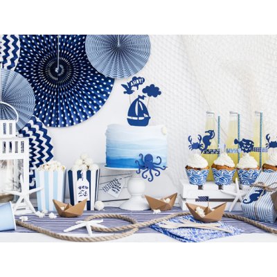 Decorative rosette - Navy blue (3pcs) - stThumbnailPlugin.php.jpg