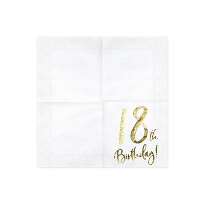 Paper napkins - 18th birthday (33x33cm) 20pcs - big_SP33-77-18-008_02_S.jpg