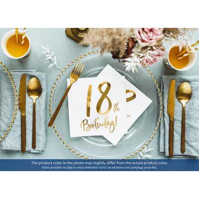 Paper napkins - 18th birthday (33x33cm) 20pcs - big_SP33-77-18-008_06_S.jpg