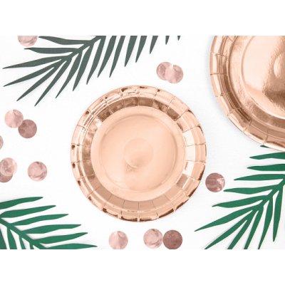 Paper Plate - Rosegold (18cm) 6pcs - large_TPP35-019R_02_S.jpg