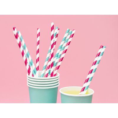 Paper straws - Fuchsia strips (10pcs) - big_SPP1-006_12_S.jpg