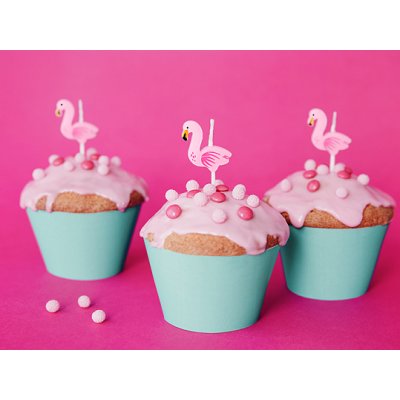 Cake candle - Flamingos (3cm) 5pcs - large_SCS-8_02_S.jpg